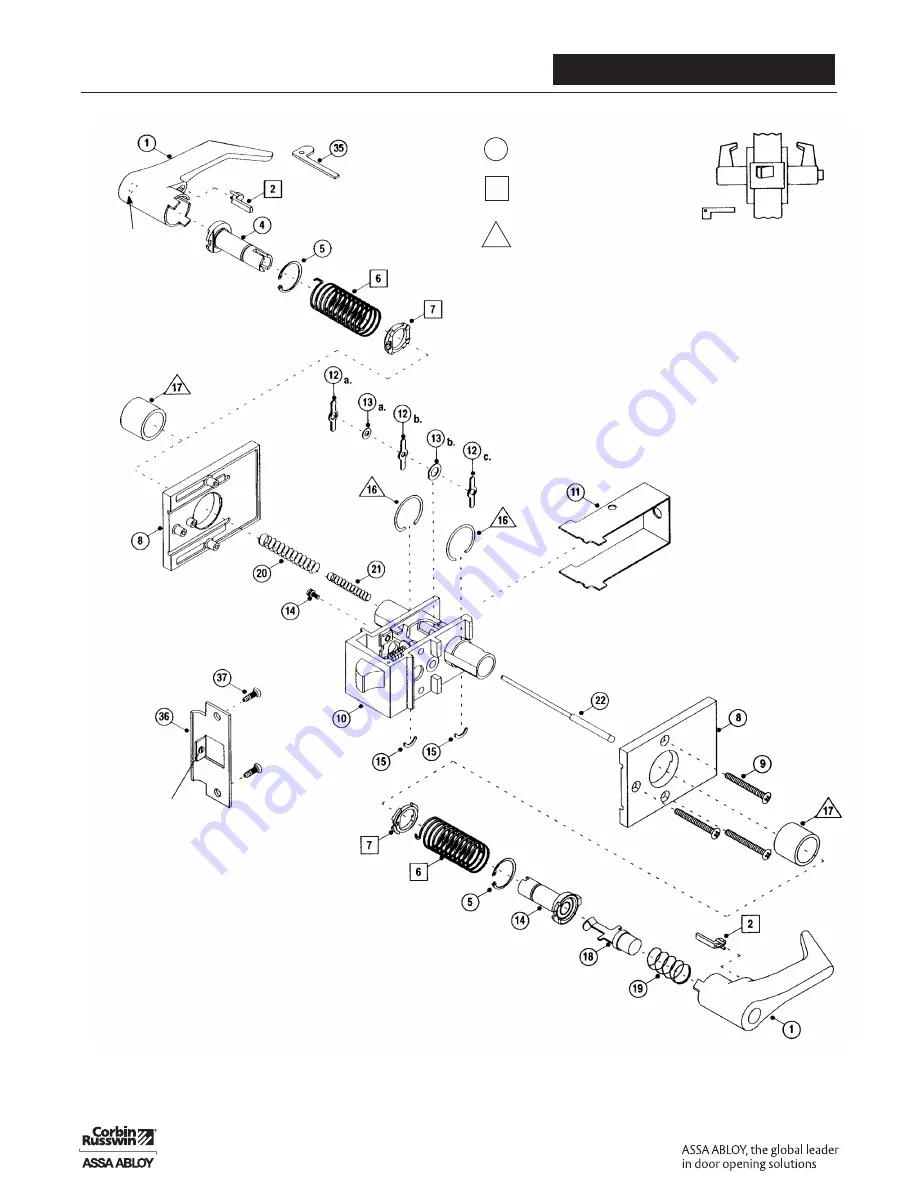 Assa Abloy UT5200 Series Parts And Service Manual Download Page 9