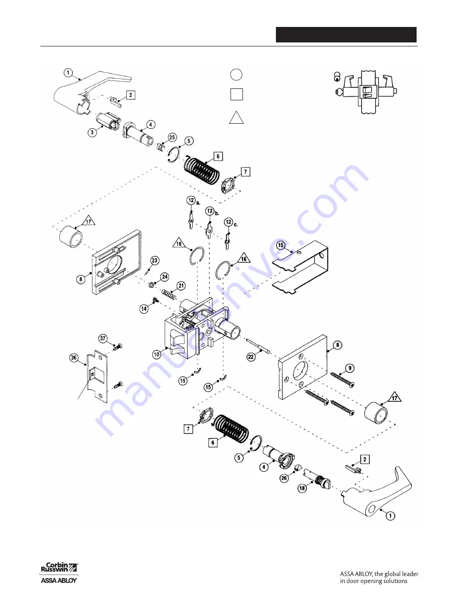 Assa Abloy UT5200 Series Parts And Service Manual Download Page 11