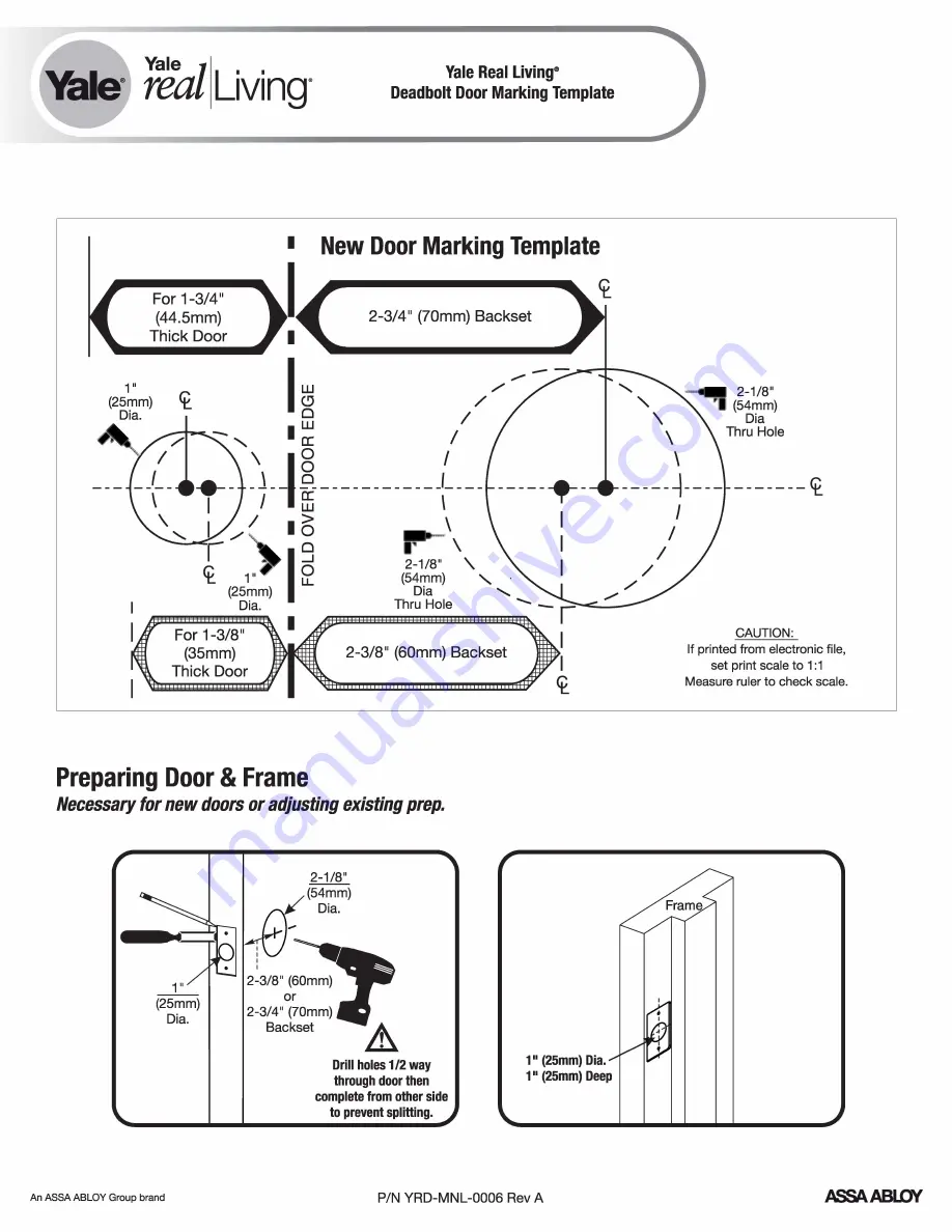 Assa Abloy Yale real Living Assure Lock SL Скачать руководство пользователя страница 21