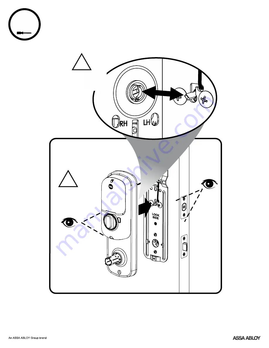 Assa Abloy Yale Real Living Assure Lock YRC216 Скачать руководство пользователя страница 24