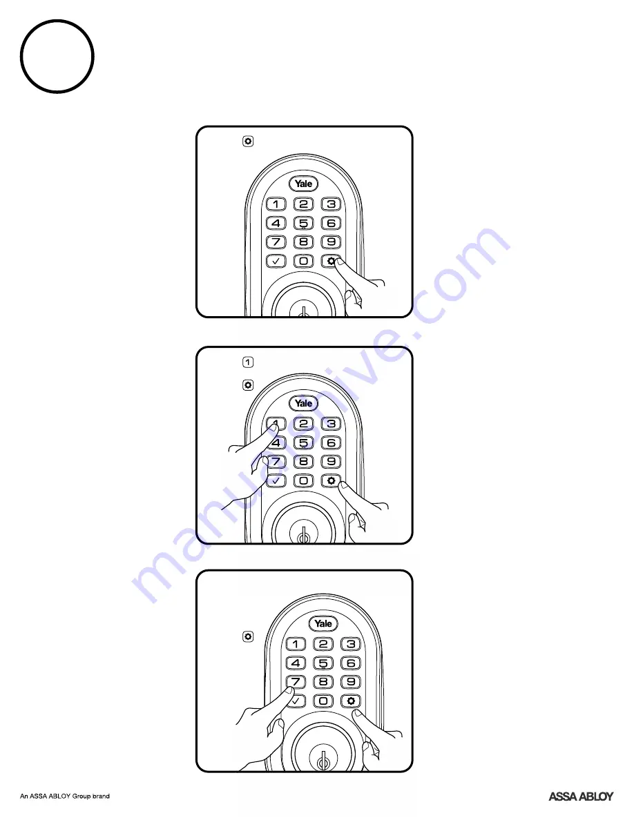 Assa Abloy Yale Real Living Assure Lock YRC216 Скачать руководство пользователя страница 35