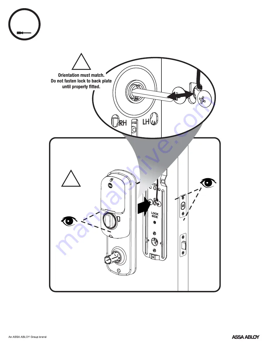 Assa Abloy Yale Real Living Assure Lock YRC256 Скачать руководство пользователя страница 18