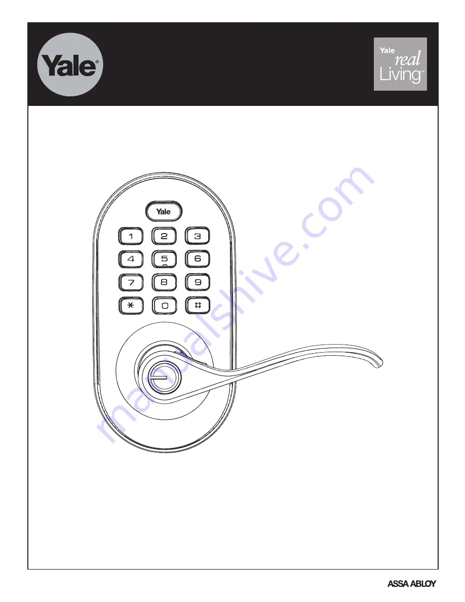 Assa Abloy Yale Real Living YRL210 Скачать руководство пользователя страница 1