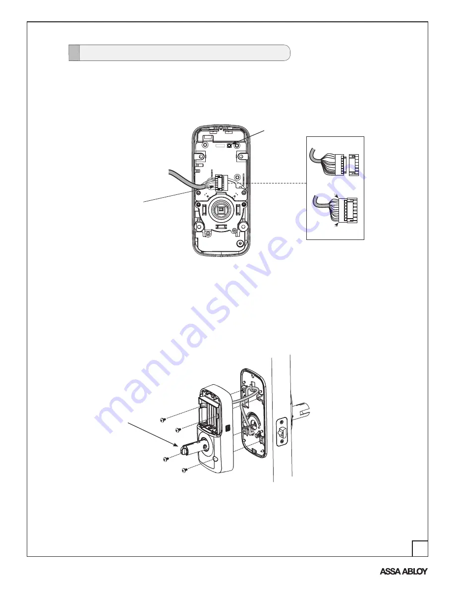 Assa Abloy Yale Real Living YRL210 Installation And Programming Instructions Download Page 9