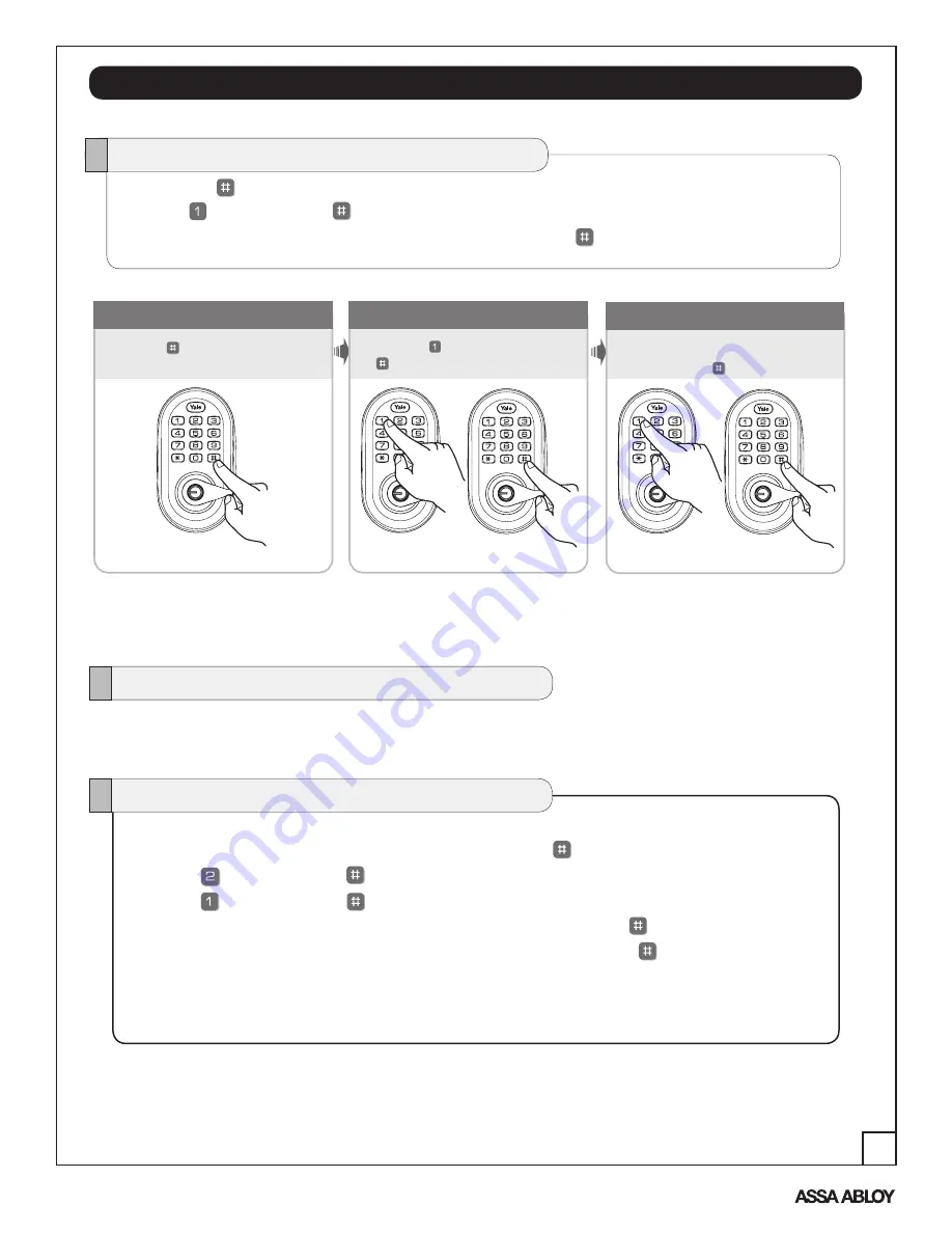 Assa Abloy Yale Real Living YRL210 Installation And Programming Instructions Download Page 16