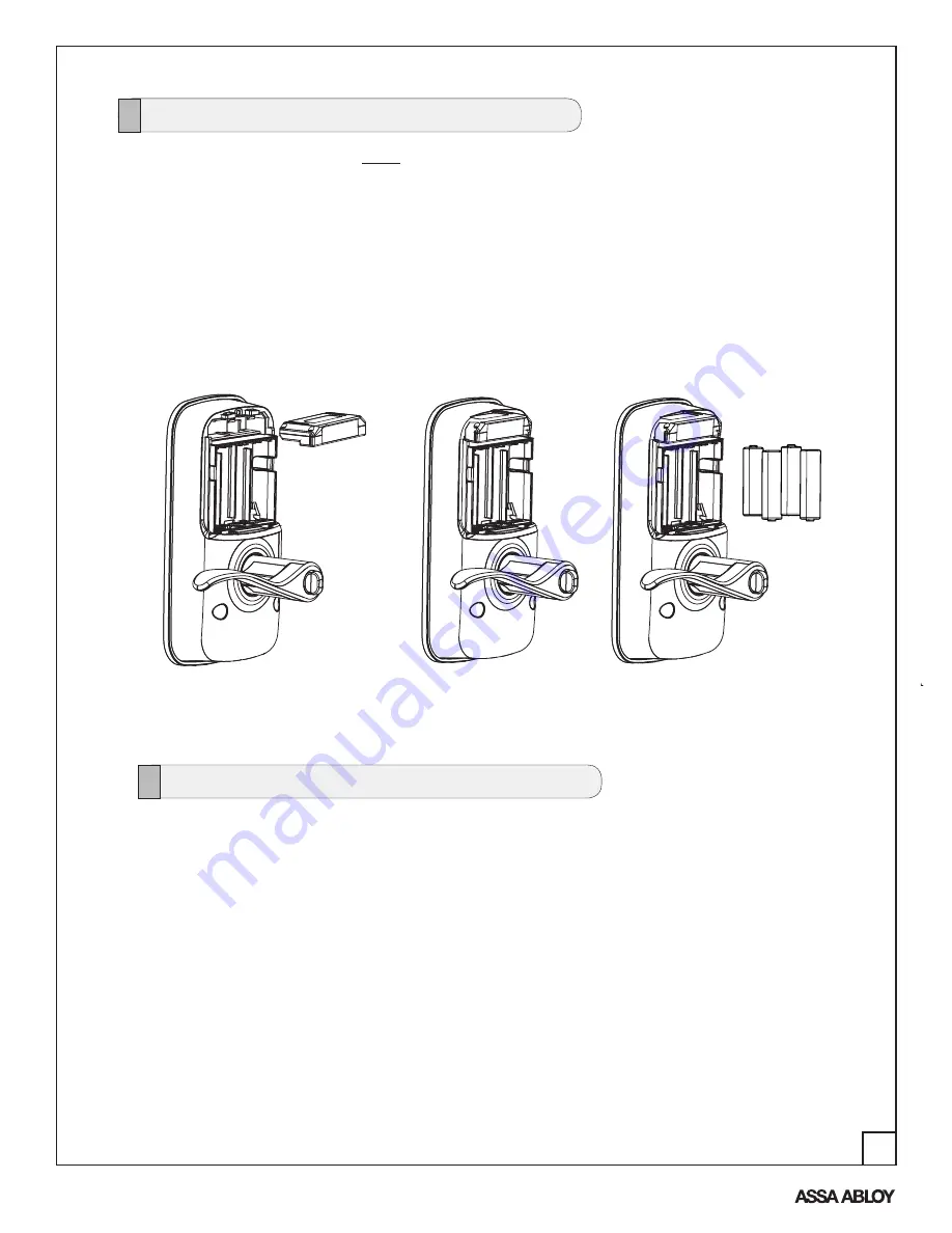 Assa Abloy Yale Real Living YRL210 Installation And Programming Instructions Download Page 22