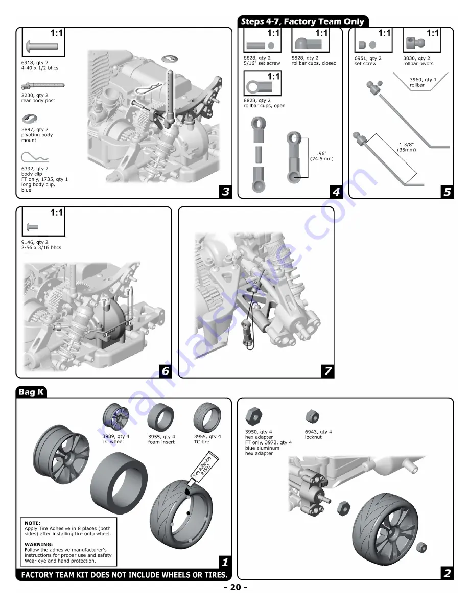 Associated Electrics 2033 Instruction Manual Download Page 20