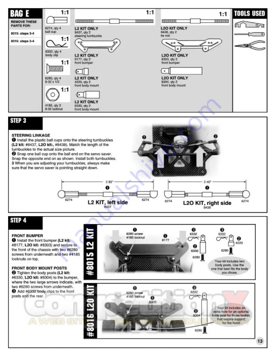 Associated Electrics 8015 Manual Download Page 12