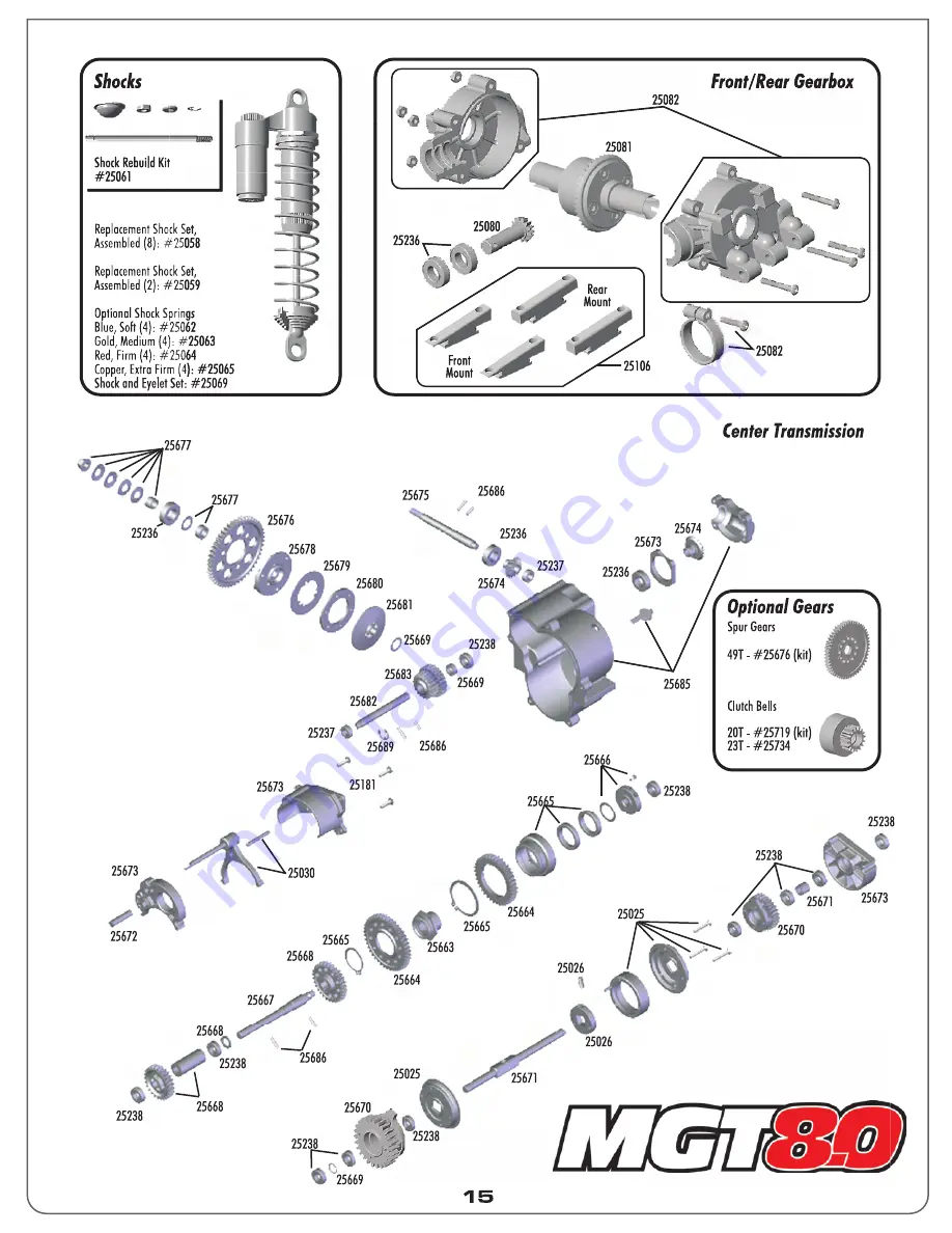 Associated Electrics Monster MGT8.0 Instruction Manual Download Page 14