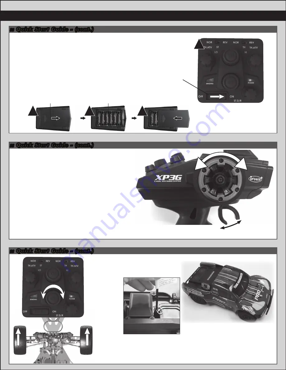 Associated Electrics Pro SC 4x4 Qualifier Series Quick Start Manual Download Page 7