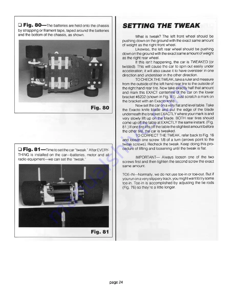 Associated Electrics RC12LW Instruction Manual Download Page 24