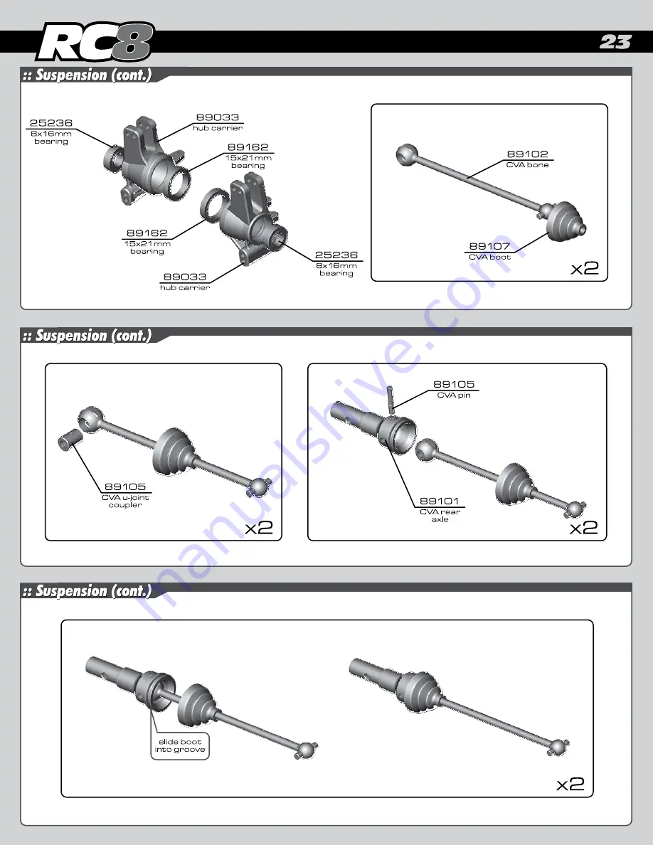 Associated Electrics RC8 Скачать руководство пользователя страница 23