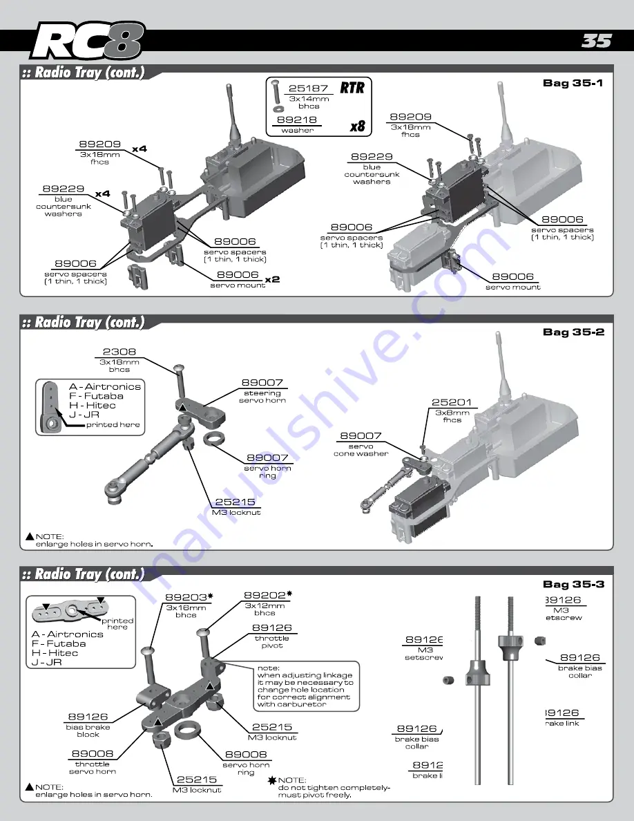 Associated Electrics RC8 Скачать руководство пользователя страница 35