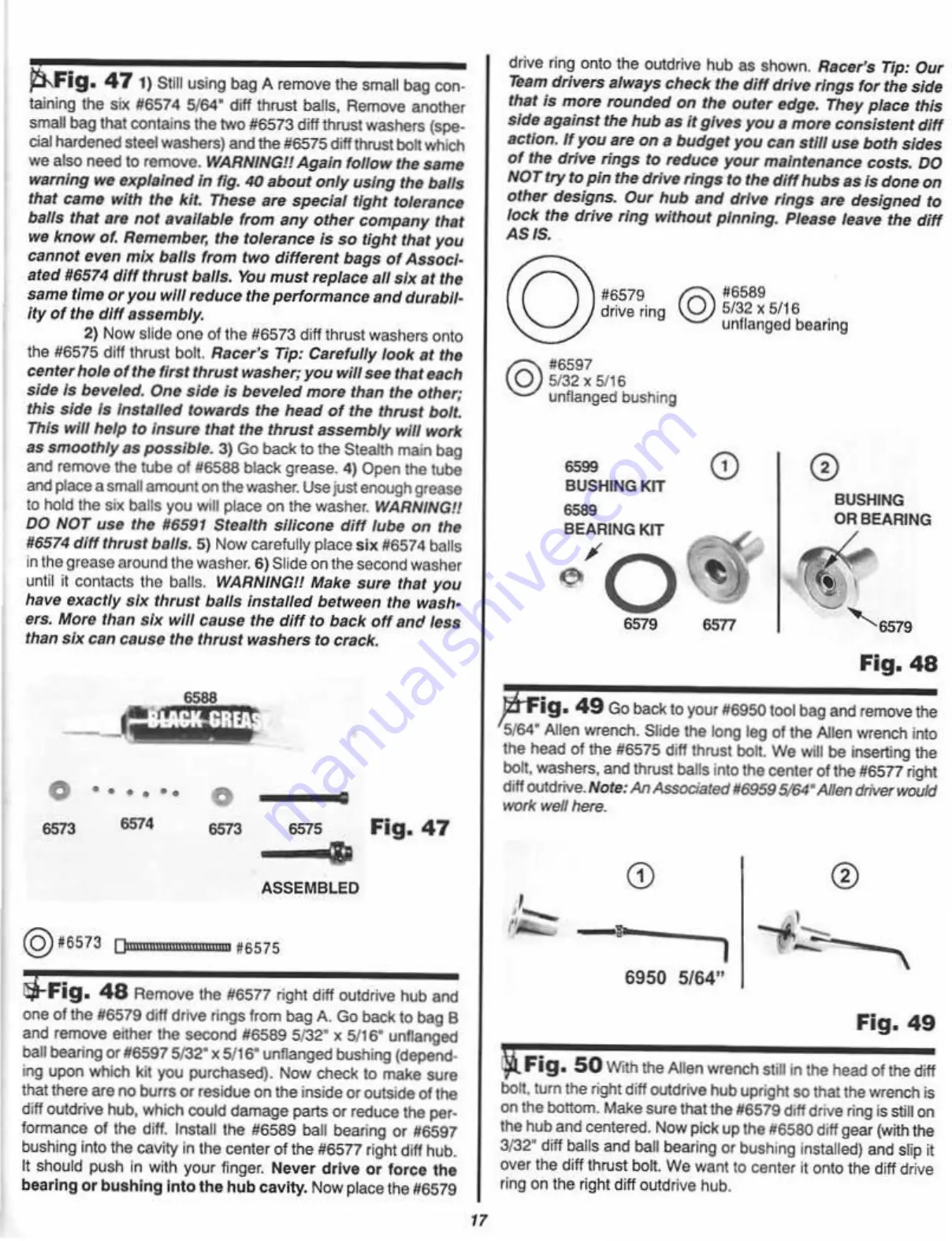 Associated Electrics Team Associated RC10 DS DUAL SPORT Instruction Manual Download Page 17