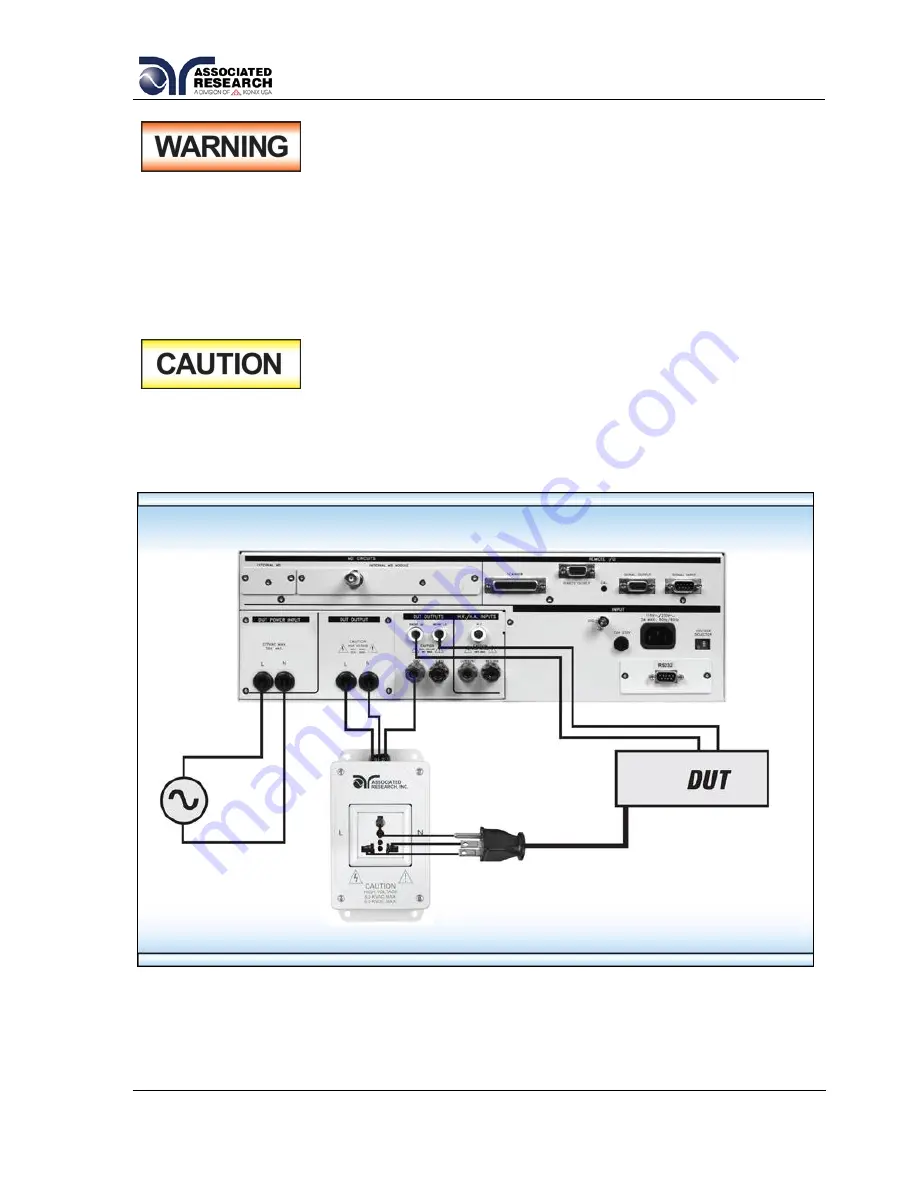 Associated Research 620L Operation And Service Manual Download Page 64