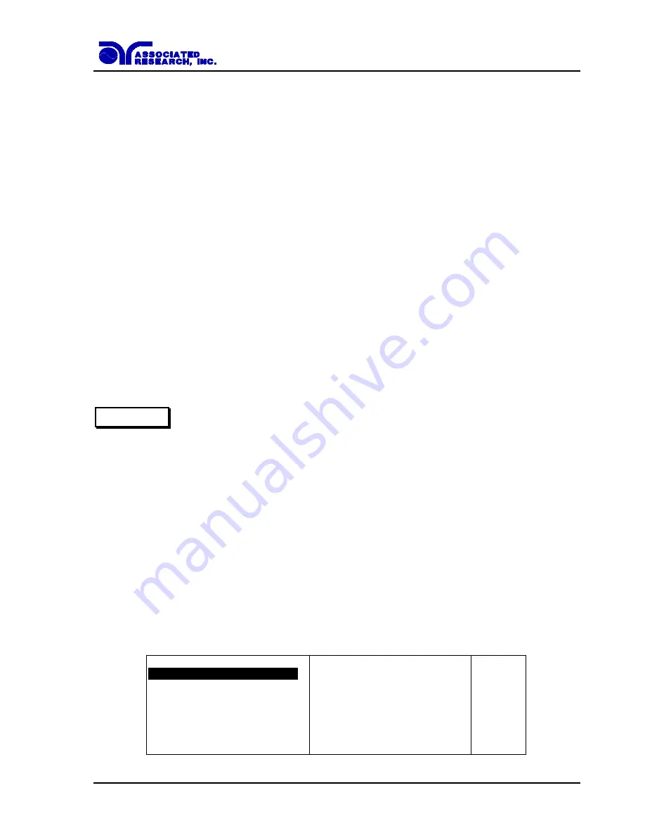 Associated Research HYPOTULTRA III 7620 Operation And Service Manual Download Page 61