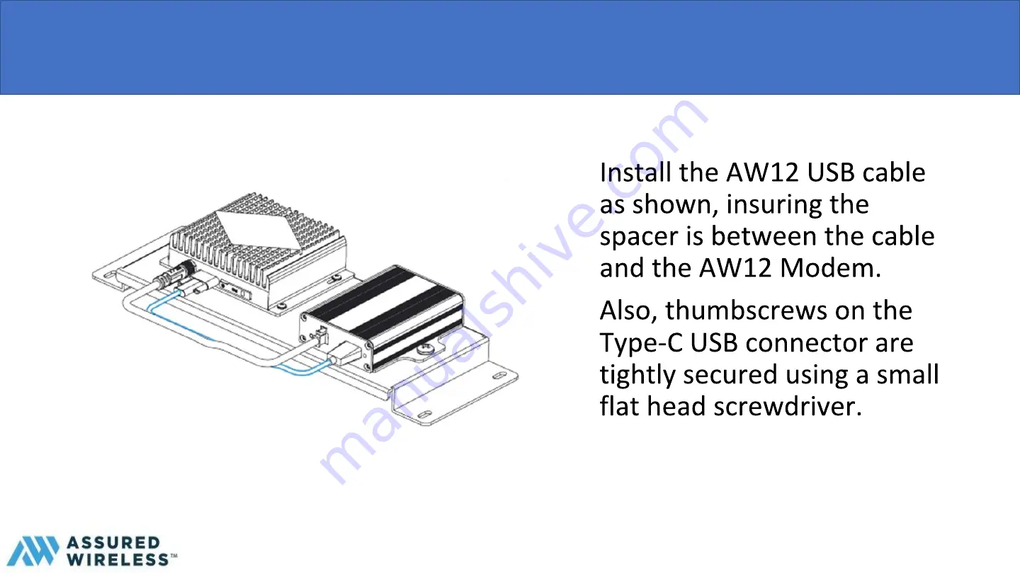 Assured Wireless AW12-HP Скачать руководство пользователя страница 6