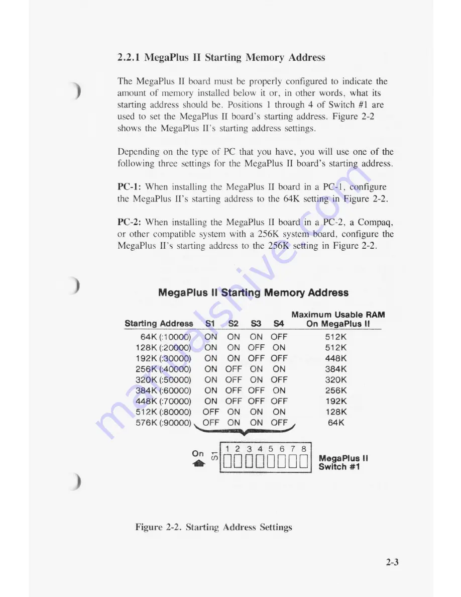 AST RESEARCH MegaPlus II User Manual Download Page 16