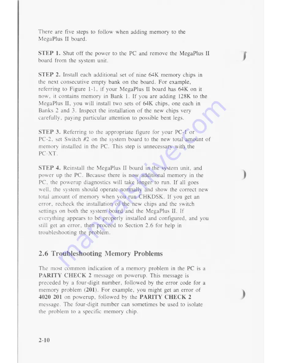 AST RESEARCH MegaPlus II Скачать руководство пользователя страница 23