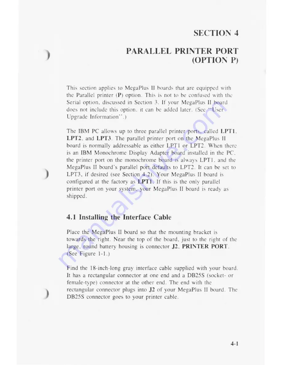 AST RESEARCH MegaPlus II User Manual Download Page 36