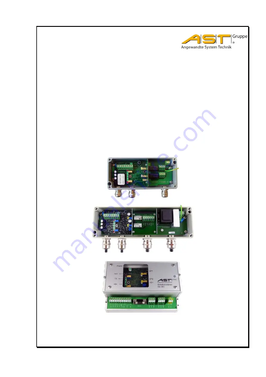 AST BS 805.01 Скачать руководство пользователя страница 1