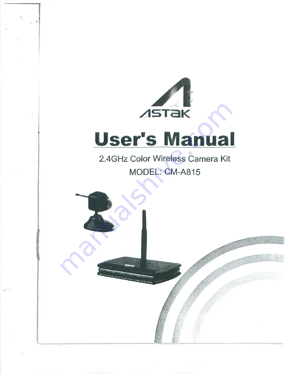 Astak CM-A815 User Manual Download Page 1