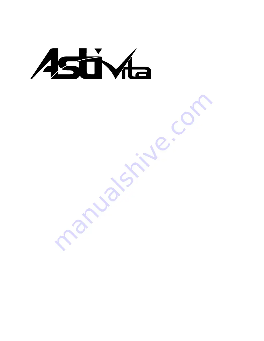 Astivita ASTCER60TOP Instruction Manual Download Page 1