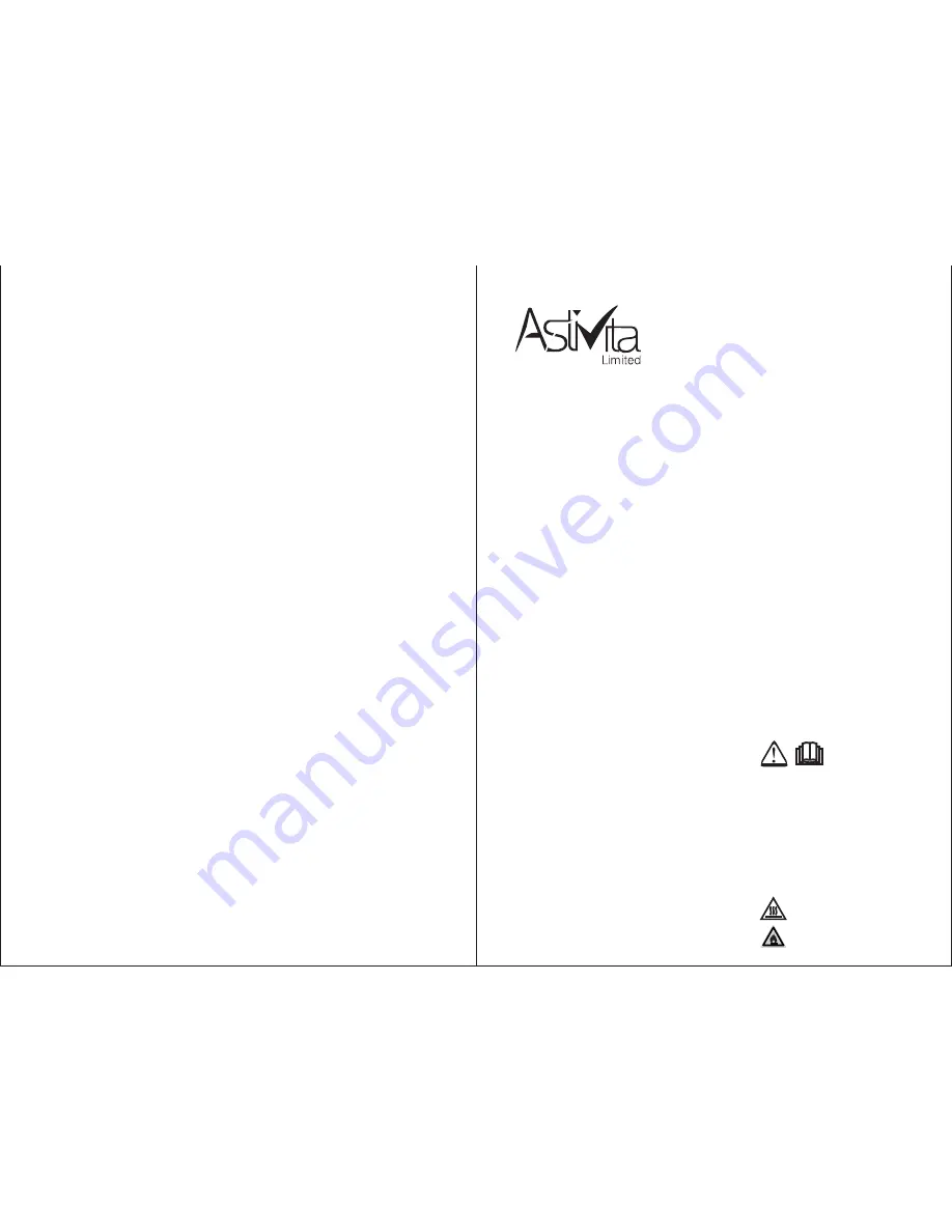 Astivita DRV7KGWH Owner'S Manual Download Page 1