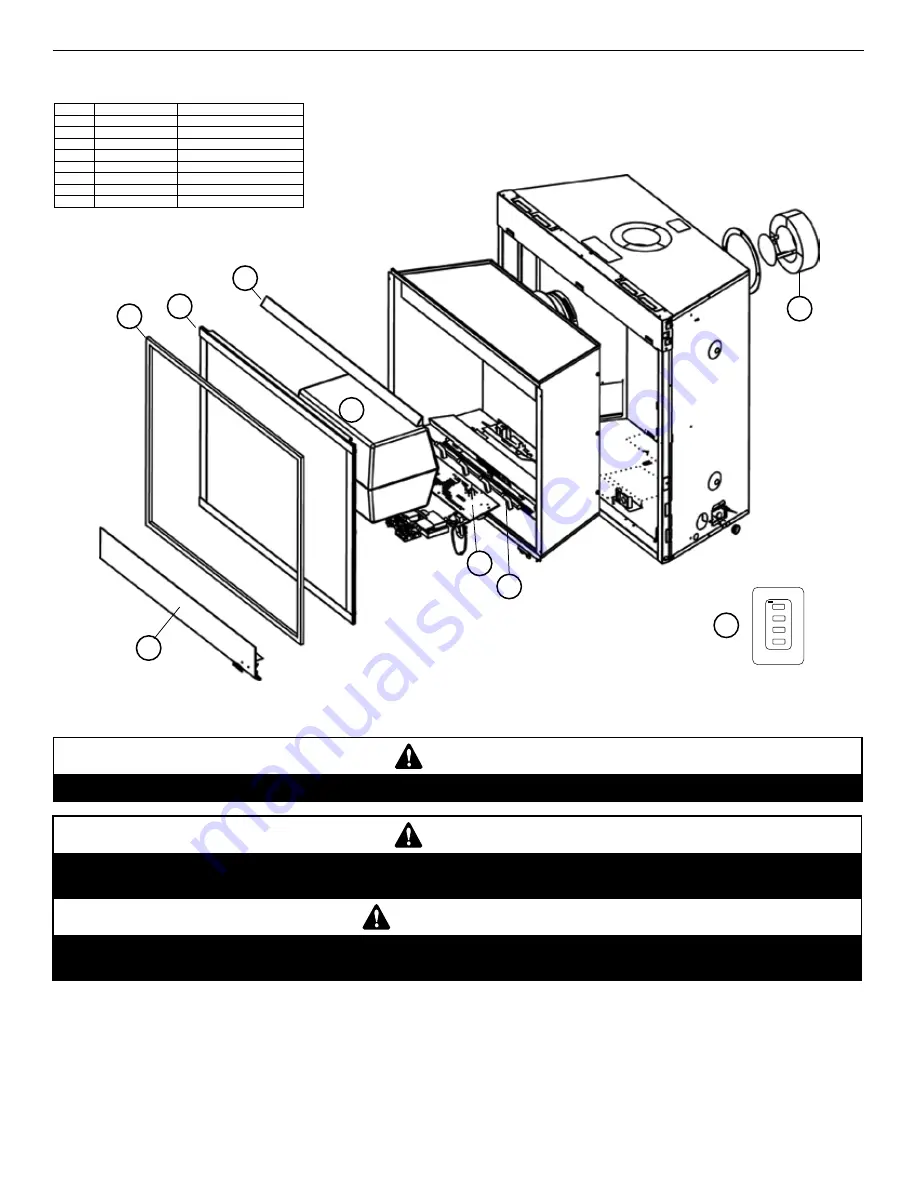 Astria Fireplaces Altair 40DEN-B Installation And Operating Instructions Manual Download Page 72