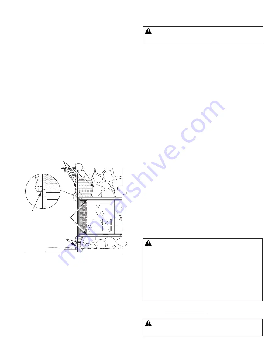 Astria Fireplaces F0703 Installation And Operation Instructions Manual Download Page 12