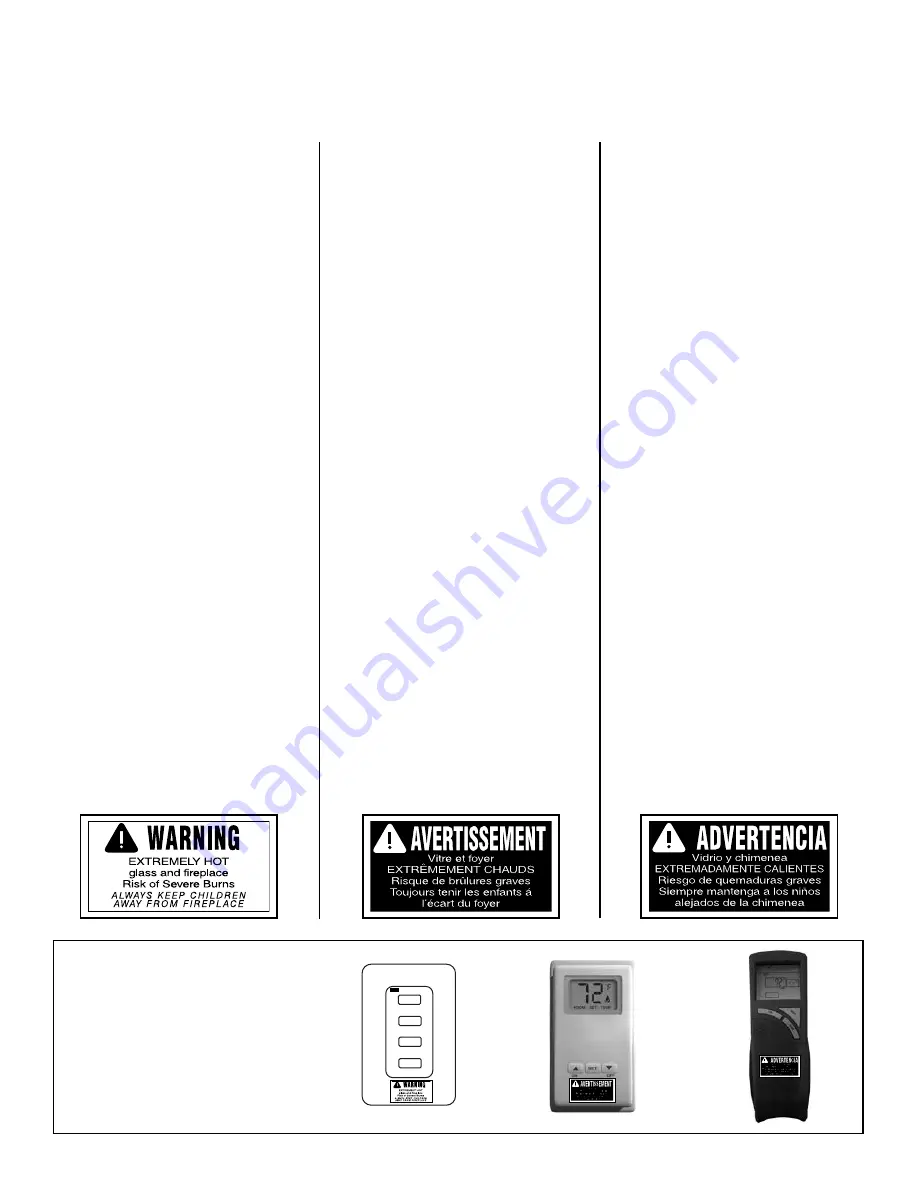 Astria Fireplaces Gemini33REN-B Installation And Operation Instructions Manual Download Page 46