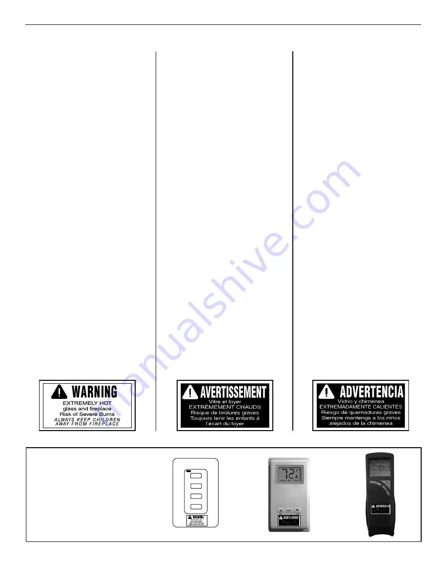 Astria Fireplaces Gemini33REN-B Скачать руководство пользователя страница 51