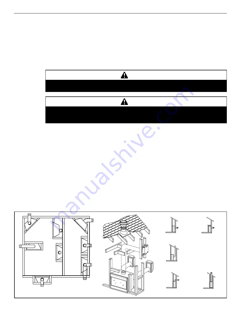 Astria Fireplaces Gemini35DEN-B Installation And Operation Instruction Manual Download Page 12