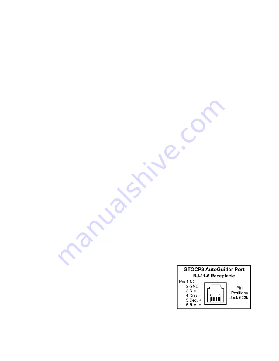 ASTRO-PHYSICS GTOCP5 Operating Instructions Manual Download Page 43