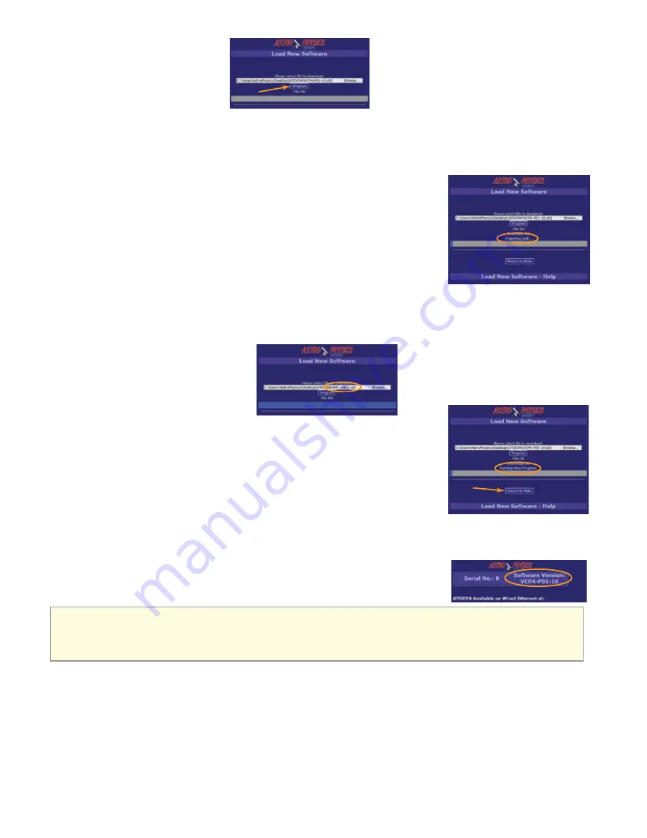 ASTRO-PHYSICS GTOCP5 Operating Instructions Manual Download Page 51