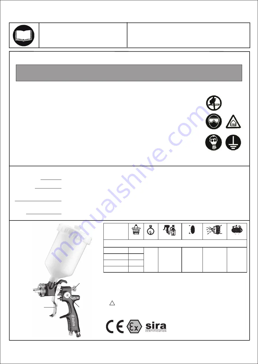 Astro Pneumatic Tool EUROHE103 Quick Start Manual Download Page 6