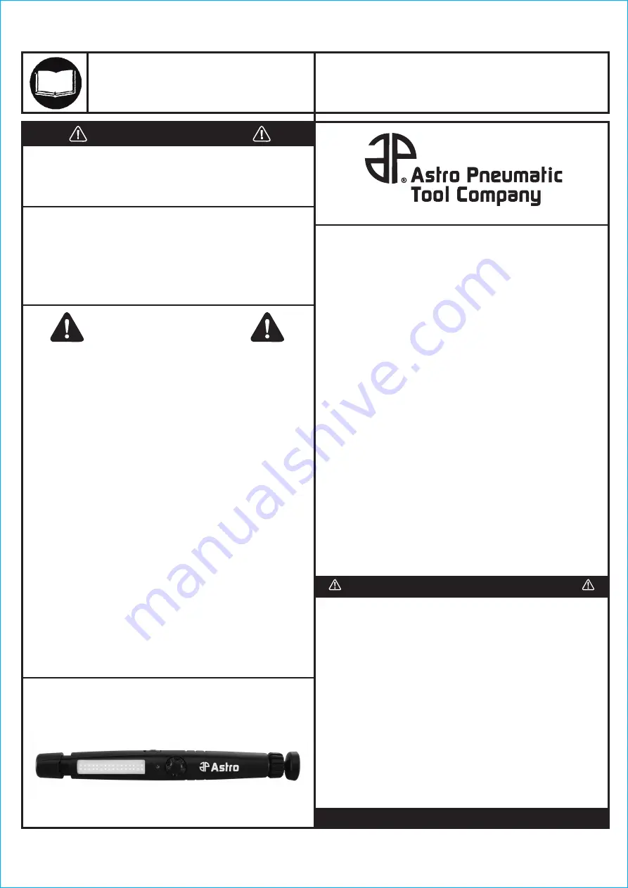 ASTRO 40HL Quick Start Manual Download Page 1