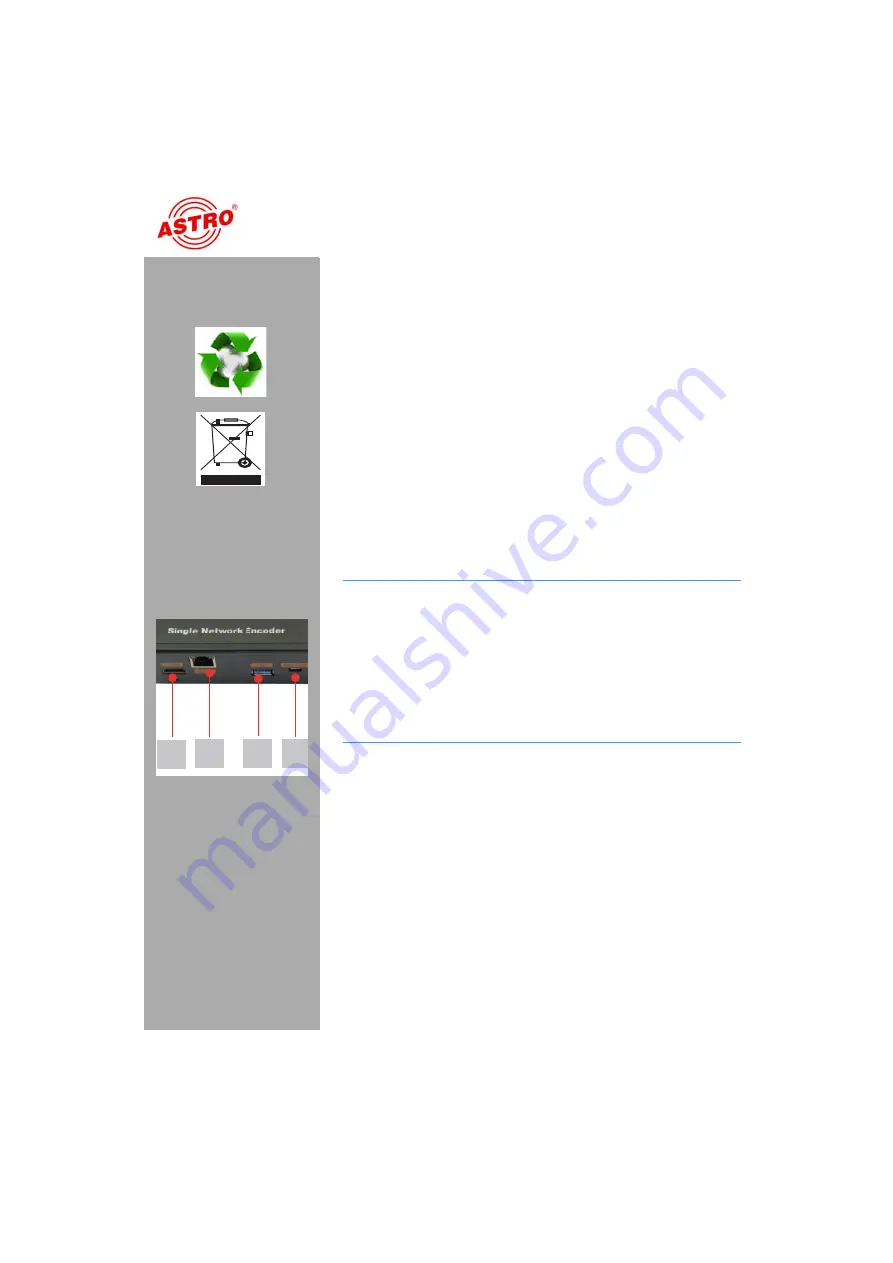 ASTRO HDIP 1 Operating Manual Download Page 12