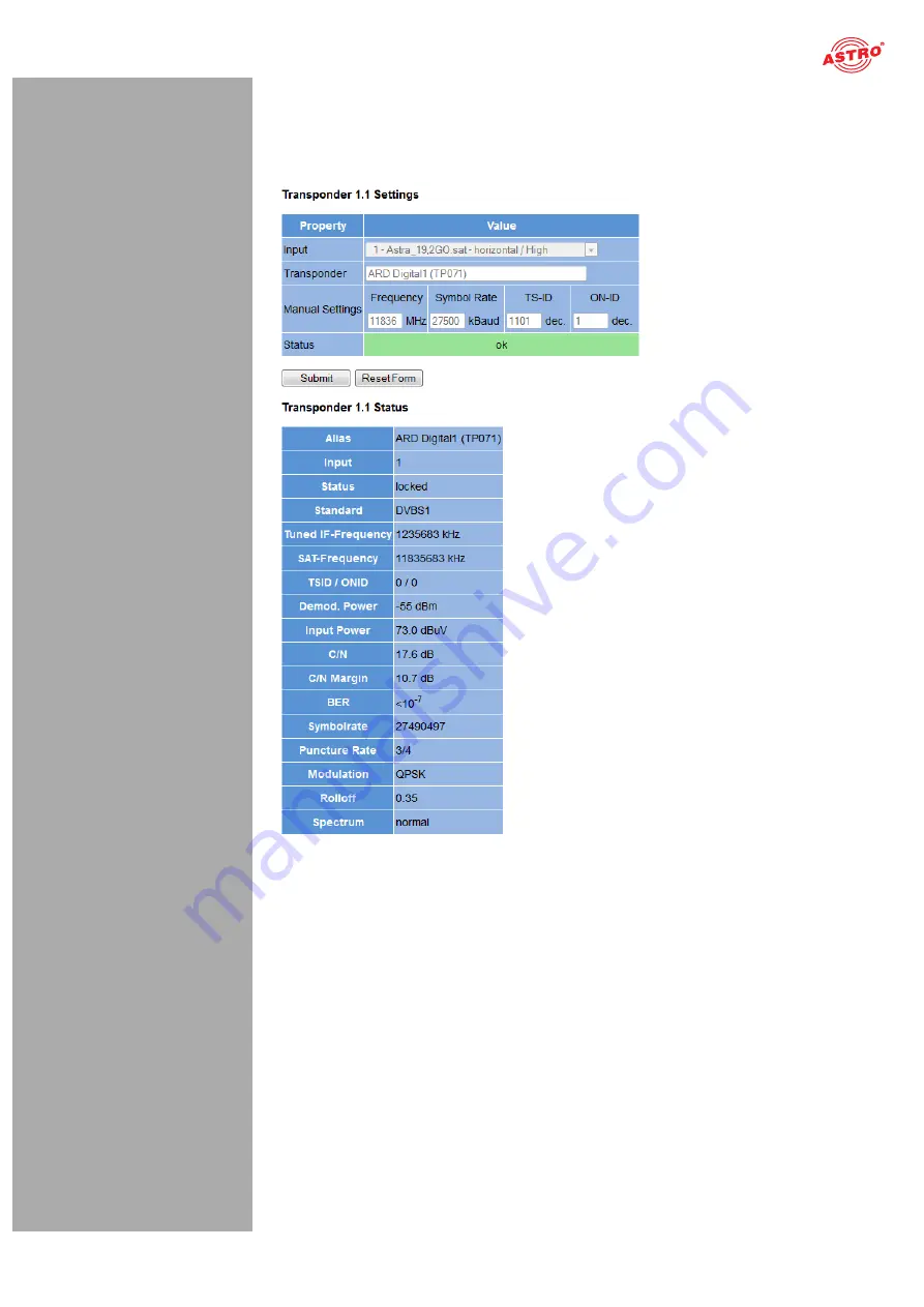 ASTRO U 149 S Operating Manual Download Page 13