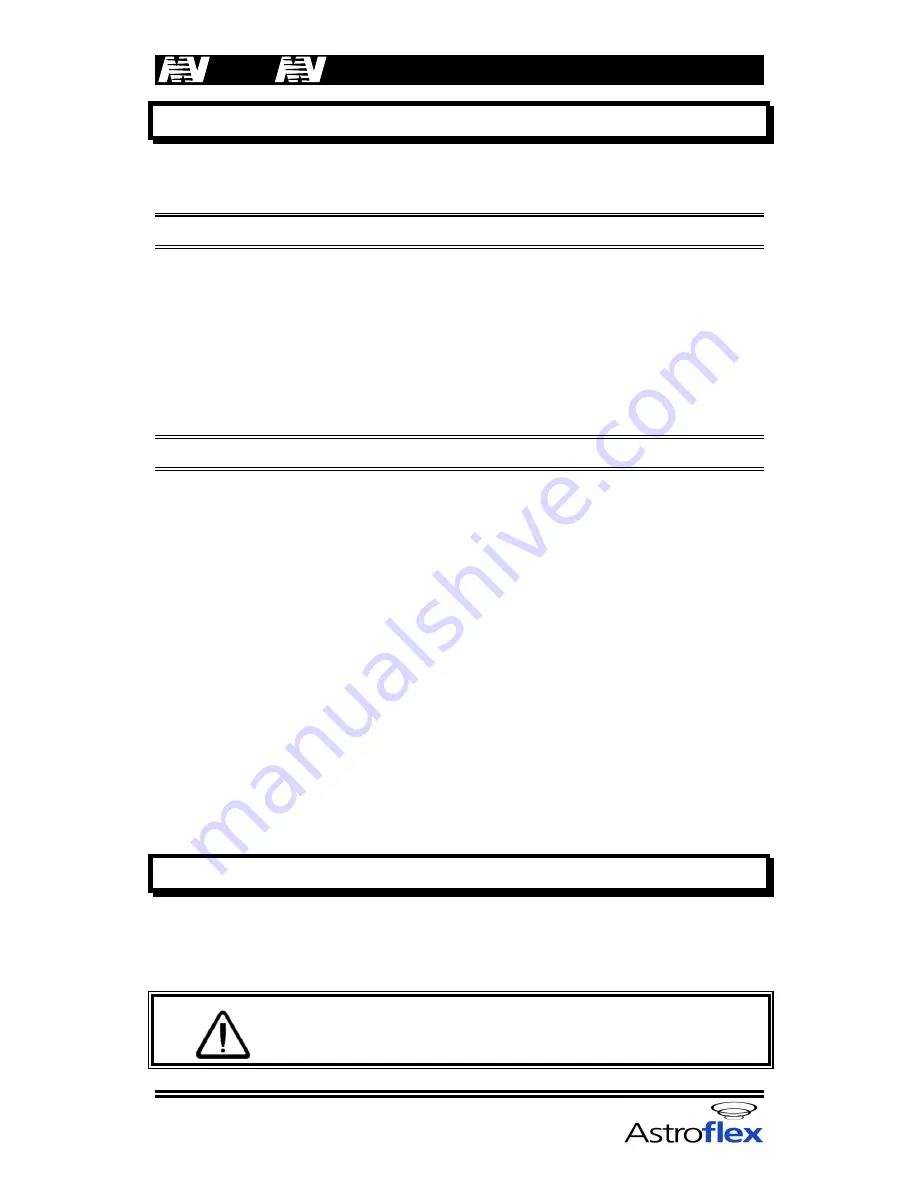 Astroflex MV-801 User Manual Download Page 8