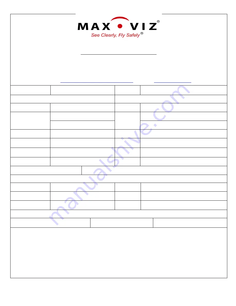 Astronics Max-Viz 1500 Information Manual Download Page 24