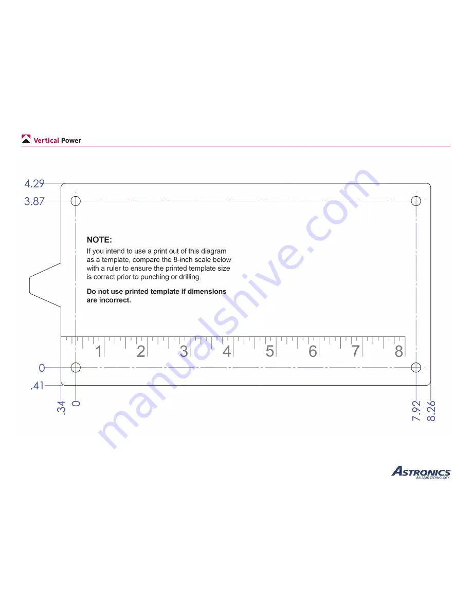 Astronics Vertical Power Installation And Operating Manual Download Page 18