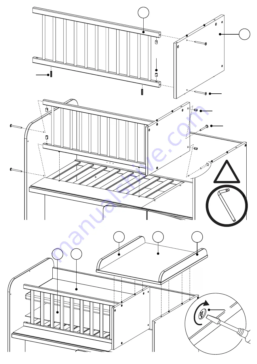 At4 Convertible Bedroom Set 3 Ages Скачать руководство пользователя страница 14