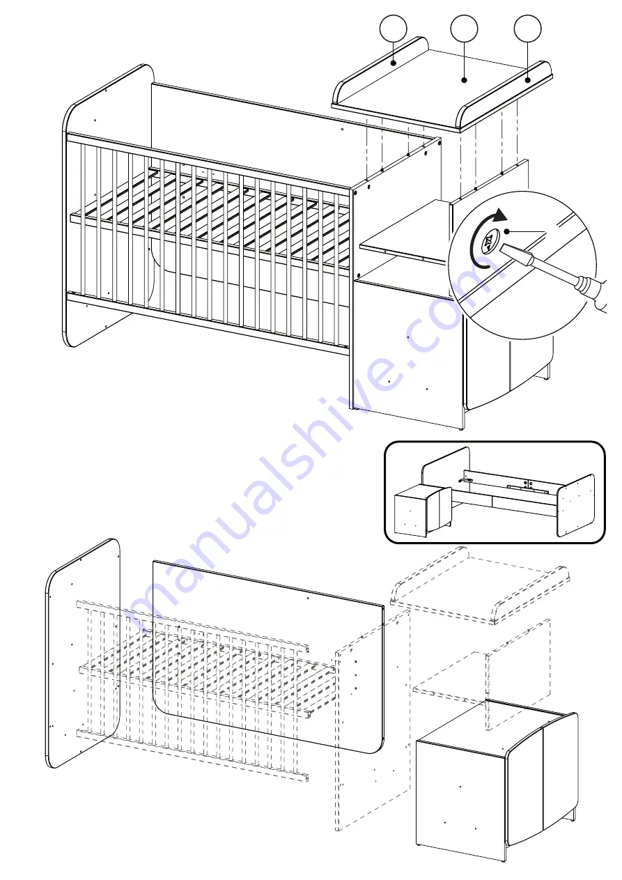 At4 Convertible Bedroom Set 3 Ages Скачать руководство пользователя страница 18