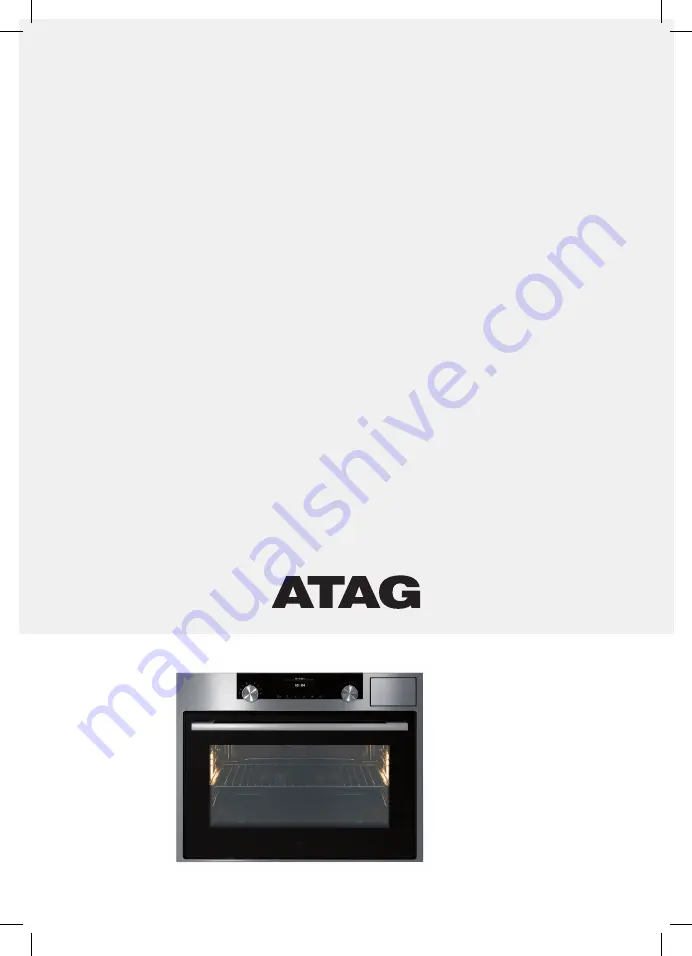 Atag CS4611C Instructions For Use Manual Download Page 1