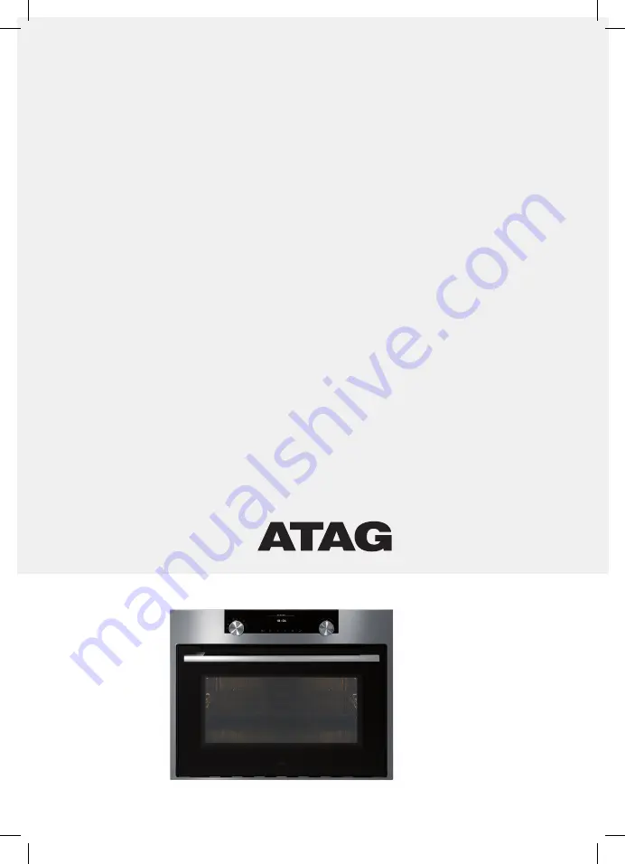 Atag CX4611C Instructions For Use Manual Download Page 1