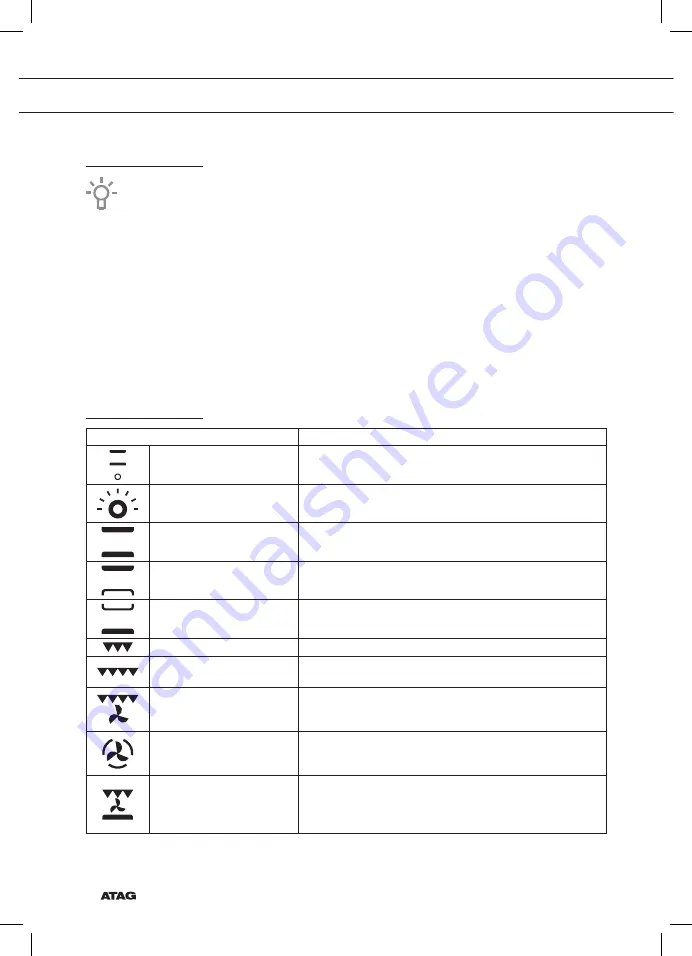 Atag OX6411LL Instructions Manual Download Page 8