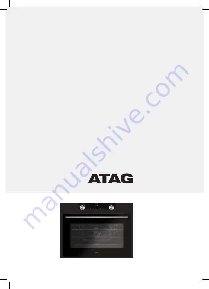 Atag SX4611D Instructions For Use Manual Download Page 1