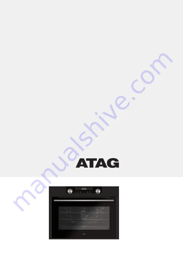 Atag ZX46 D Series Manual Download Page 1