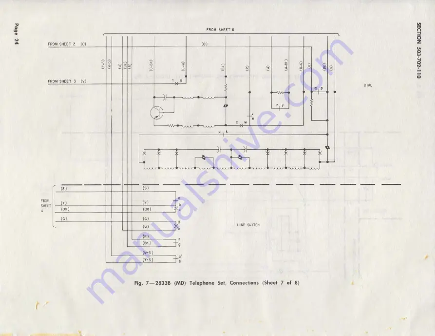 AT&T 2833 Series Identification, Installation, Connections, And Maintenance Download Page 24